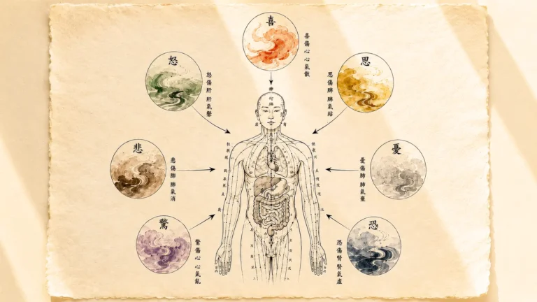 Causes internes des maladies : les 7 émotions