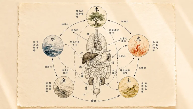 Physiopathologie des zàng fǔ en médecine chinoise