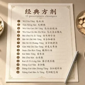 Jīng Fāng – 15 syndromes-prescriptions