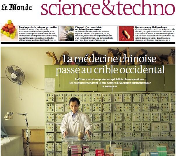 La médecine chinoise à la sauce scientifique et occidentale